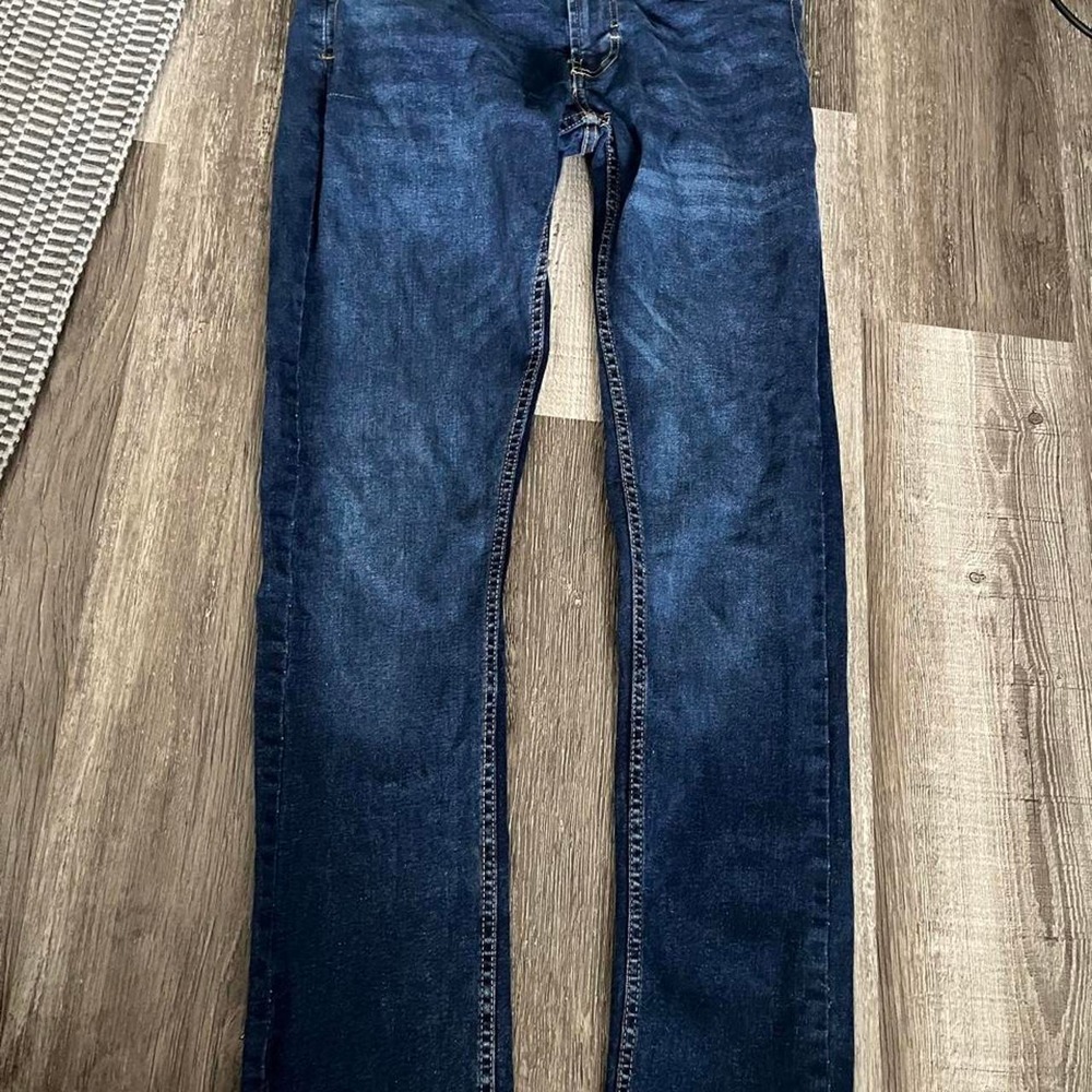Slim Fit Dark Wash Jeans